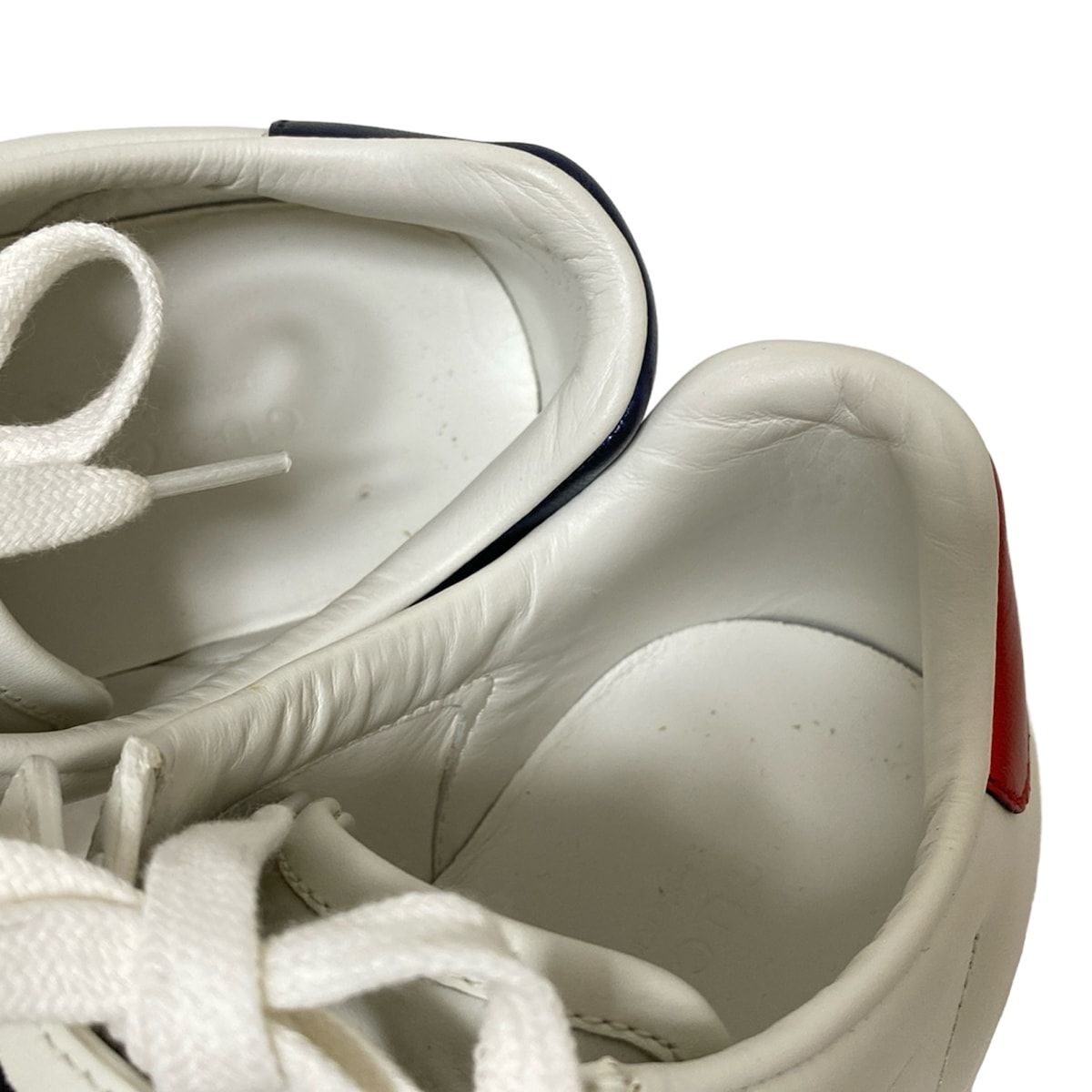 Gucci Sneakers 36 Women's Ace 506635 White X Beige X Multi Cat Leather