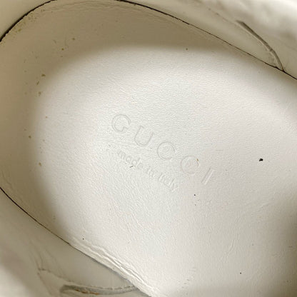 Gucci Sneakers 36 Women's Ace 506635 White X Beige X Multi Cat Leather