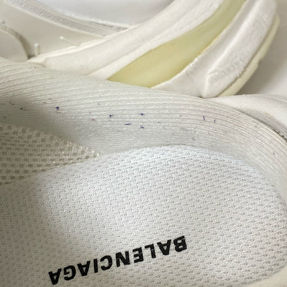 Balenciaga Sneakers 24 Women's Track Mule Sneakers 653813 White Leather