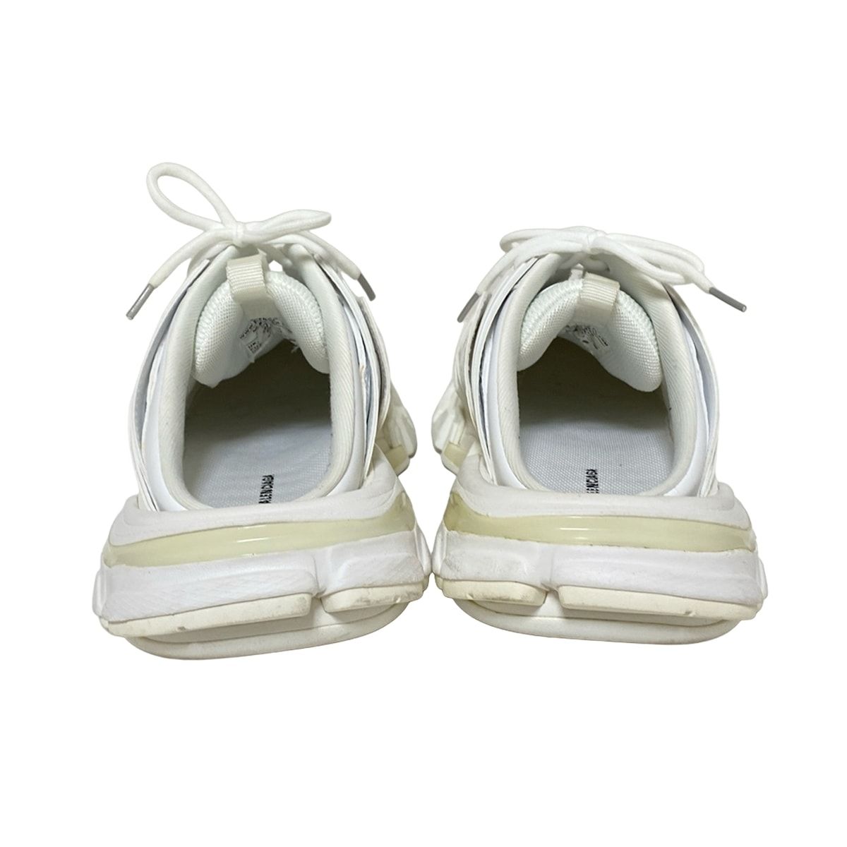 Balenciaga Sneakers 24 Women's Track Mule Sneakers 653813 White Leather