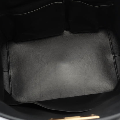 Hermes Handbag Toolbox 26 Black Leather Toolbox 26 Black Ladies a