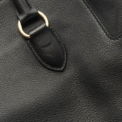 Hermes Handbag Toolbox 26 Black Leather Toolbox 26 Black Ladies a