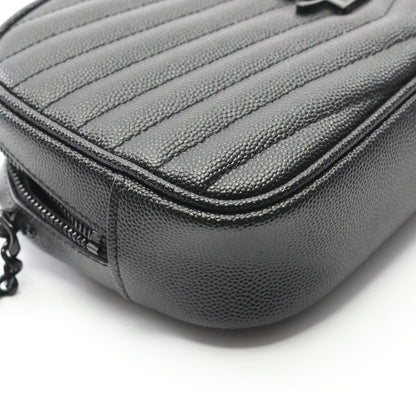 Saint Laurent Paris Saint Laurent Paris Shoulder Bag Lou Black Leather Lou Mini