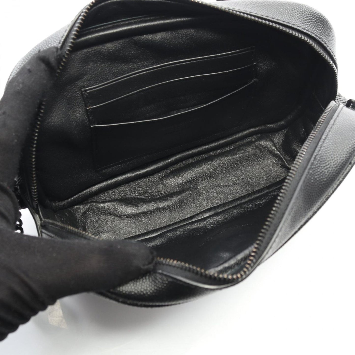 Saint Laurent Paris Saint Laurent Paris Shoulder Bag Lou Black Leather Lou Mini