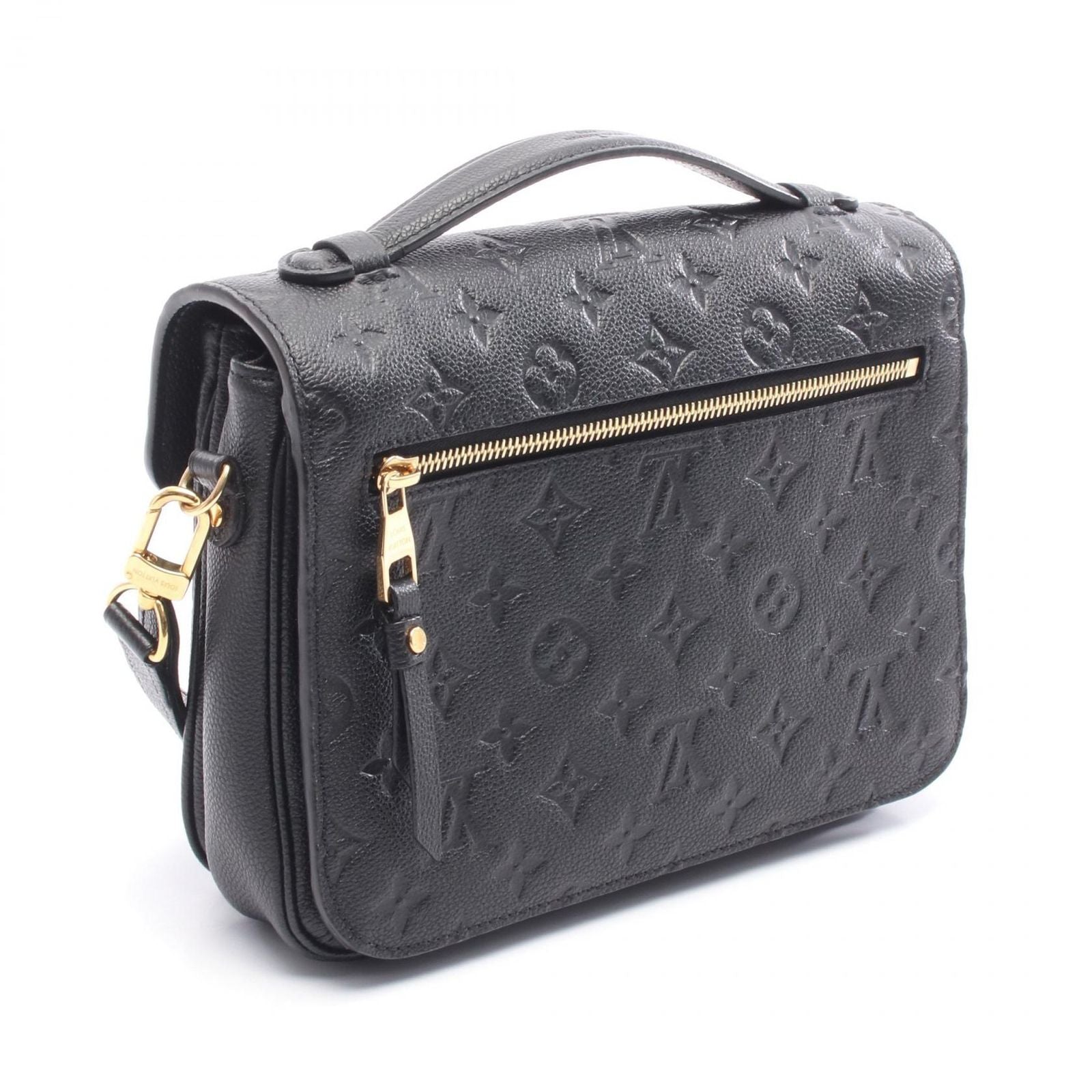 Louis Vuitton Handbag Pochette Metis MM Monogram Empreinte Noir M41487 Noir