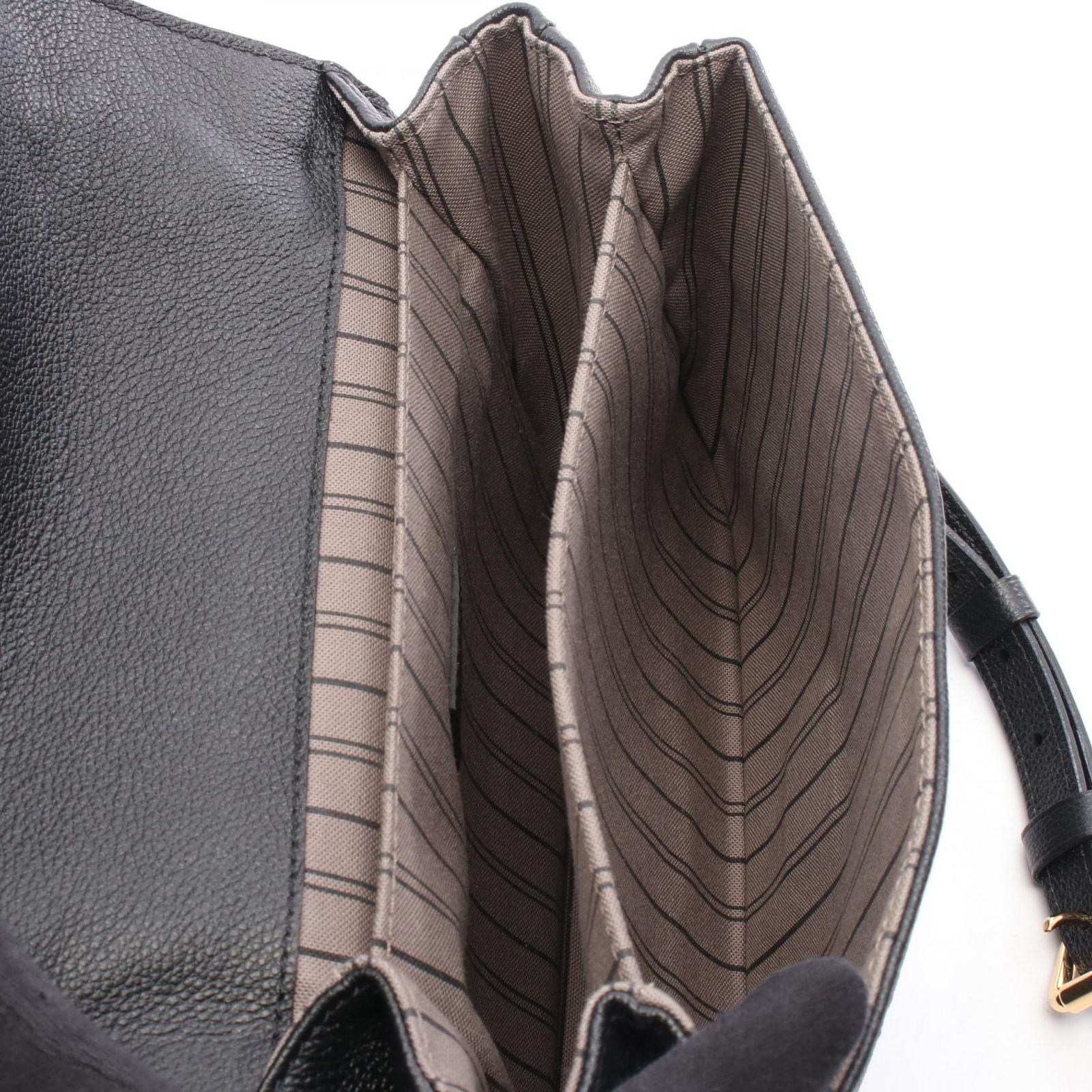 Louis Vuitton Handbag Pochette Metis MM Monogram Empreinte Noir M41487 Noir