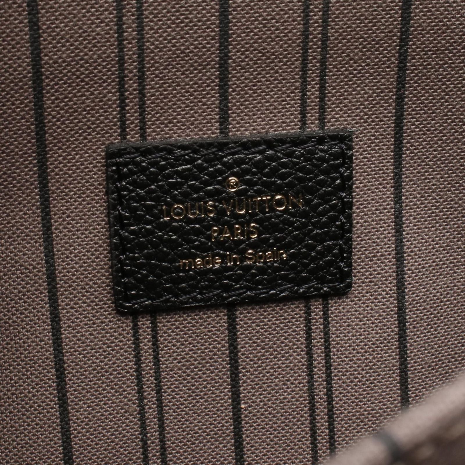 Louis Vuitton Handbag Pochette Metis MM Monogram Empreinte Noir M41487 Noir