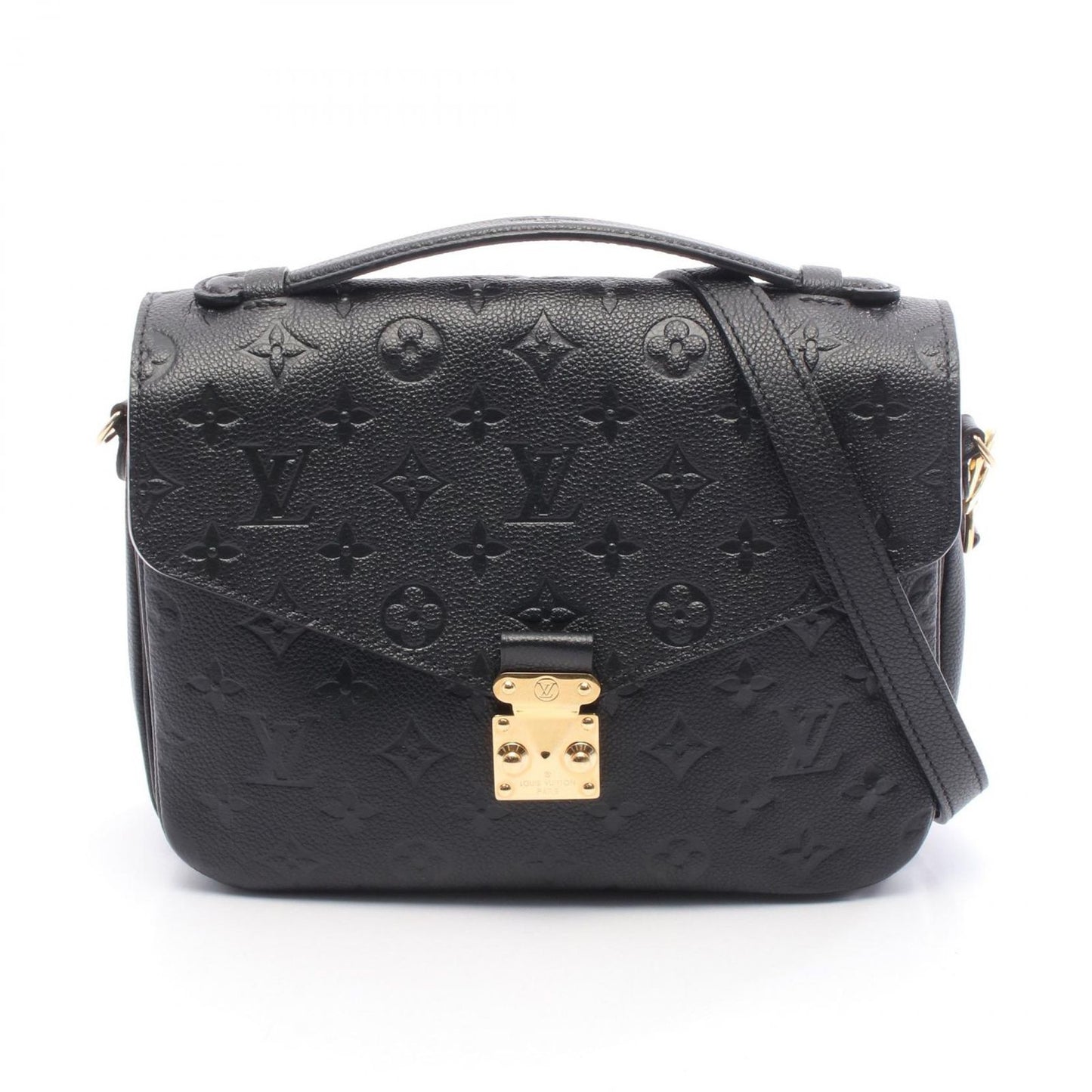 Louis Vuitton Handbag Pochette Metis MM Monogram Empreinte Noir M41487 Noir