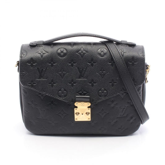 Louis Vuitton Handbag Pochette Metis MM Monogram Empreinte Noir M41487 Noir