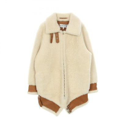 Loewe H526y19l54 Leather Coat Women's a