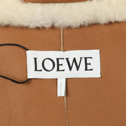 Loewe H526y19l54 Leather Coat Women's a