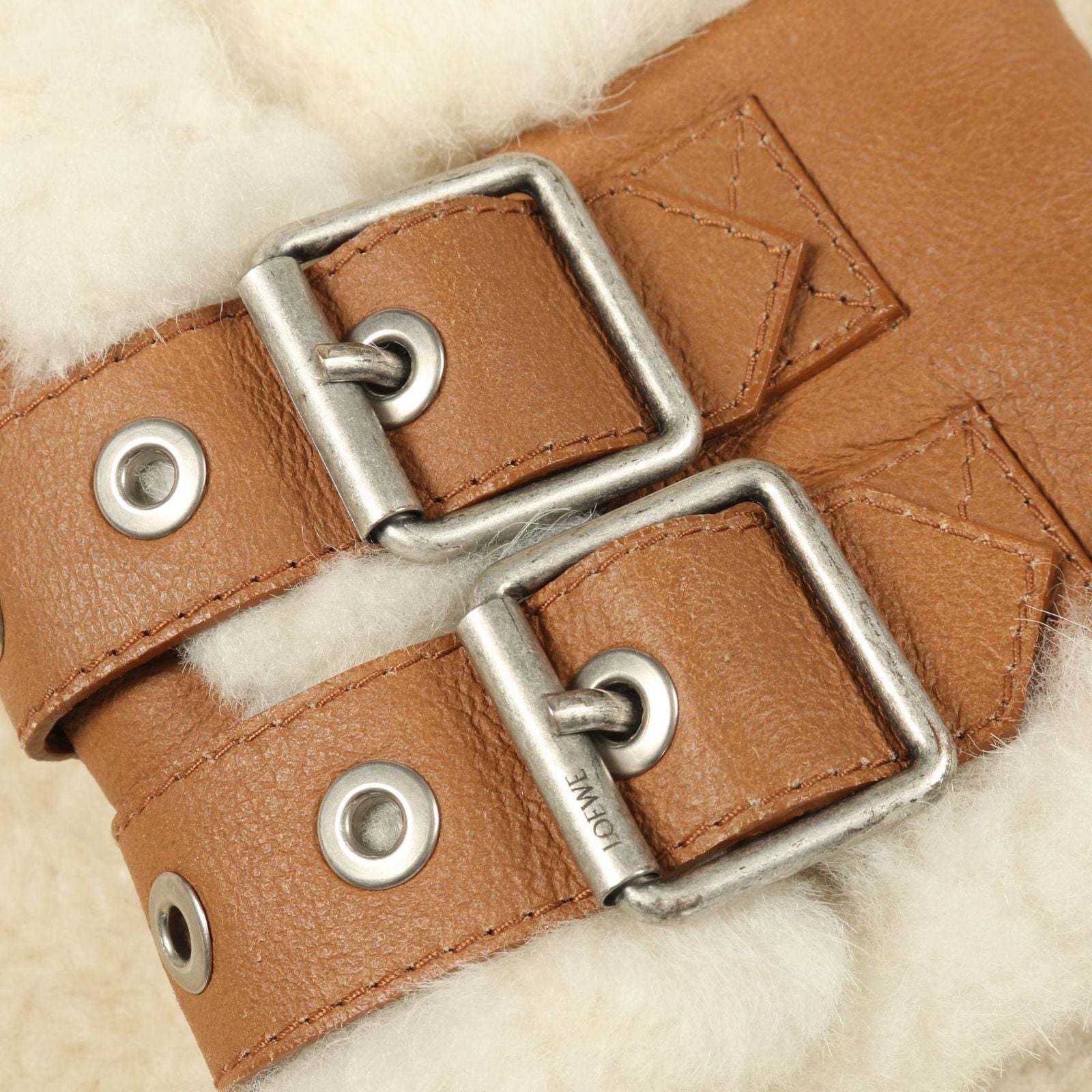 Loewe H526y19l54 Leather Coat Women's a