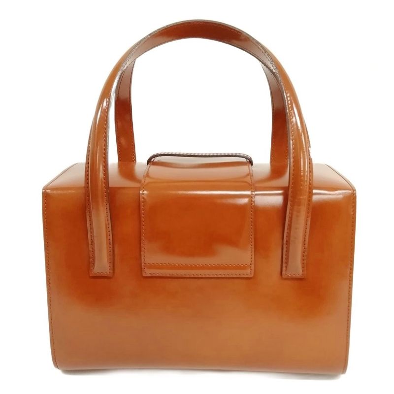 Cartier Panthere Handbag Silver Hardware Brown