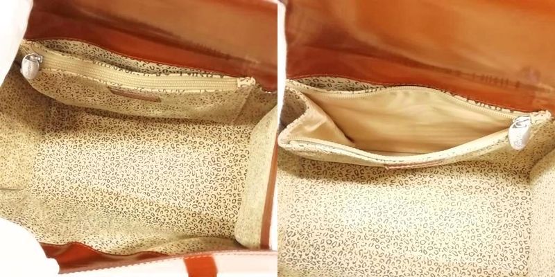 Cartier Panthere Handbag Silver Hardware Brown