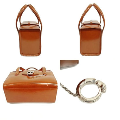 Cartier Panthere Handbag Silver Hardware Brown