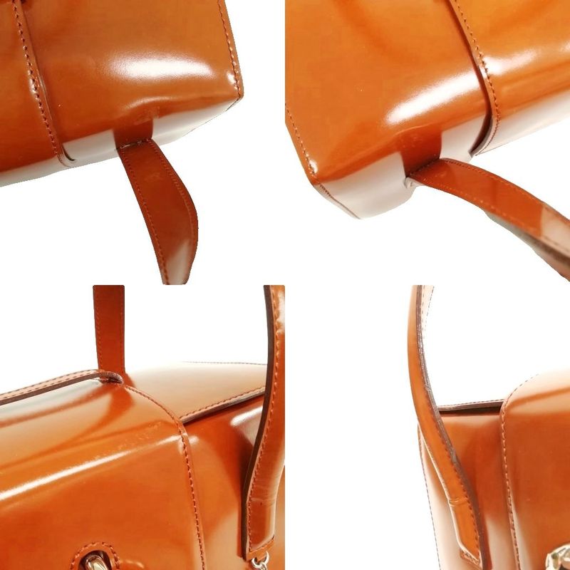 Cartier Panthere Handbag Silver Hardware Brown