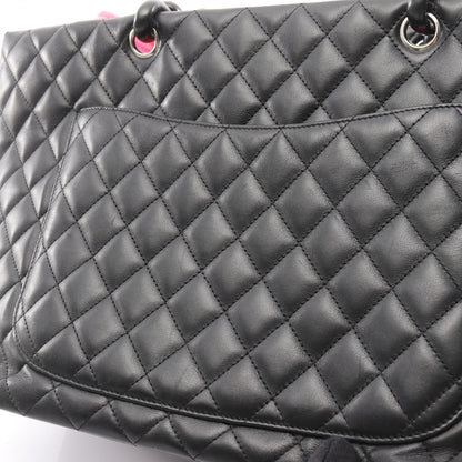 Chanel Tote Bag Cambon Line Large Black Leather Cambon Large Tote Ladies a