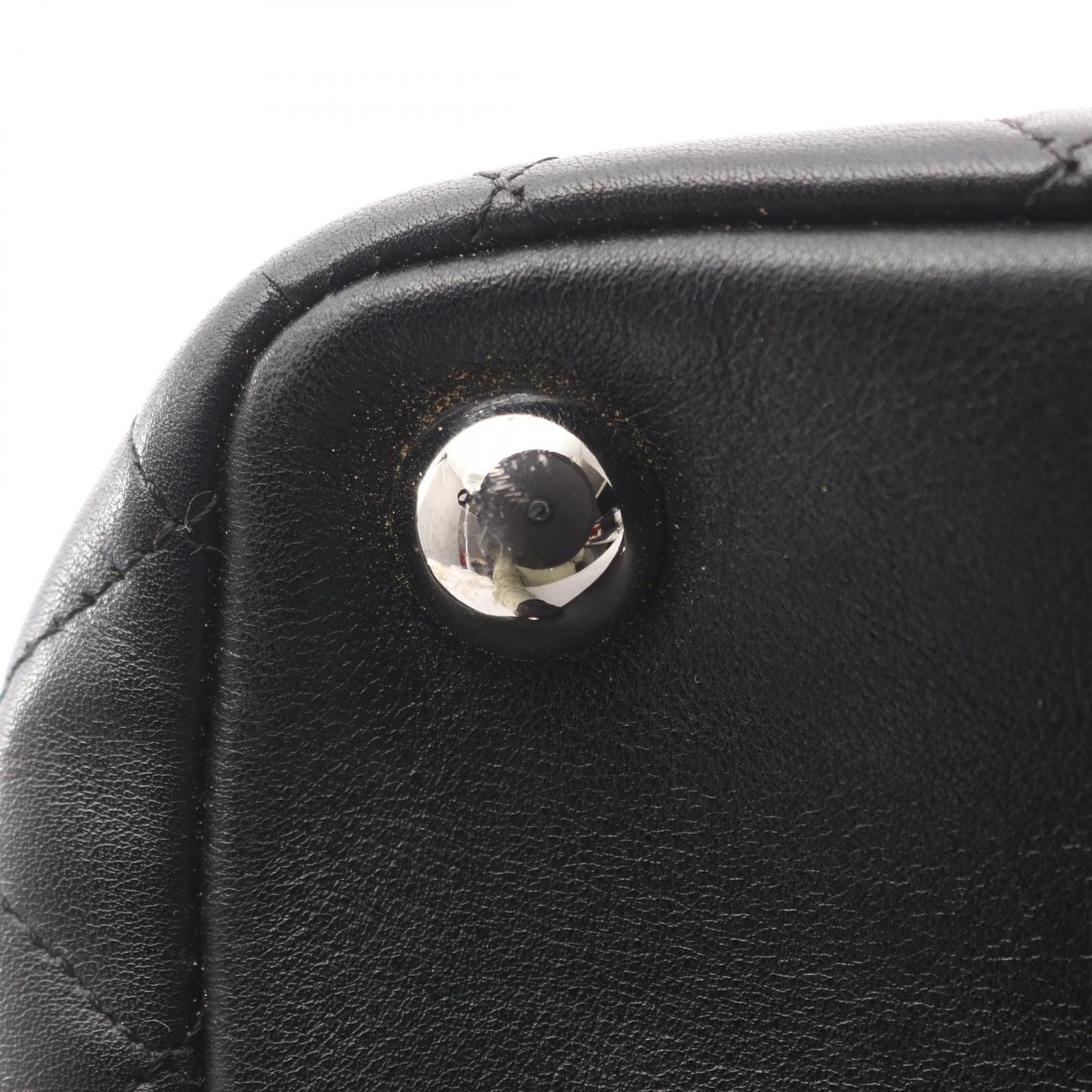 Chanel Tote Bag Cambon Line Large Black Leather Cambon Large Tote Ladies a