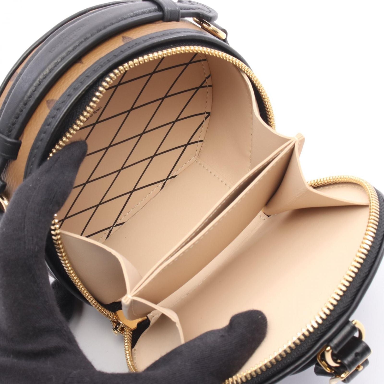 Louis Vuitton Handbag Mini Boite Chapeau Monogram Reverse M68276 PVC Coated