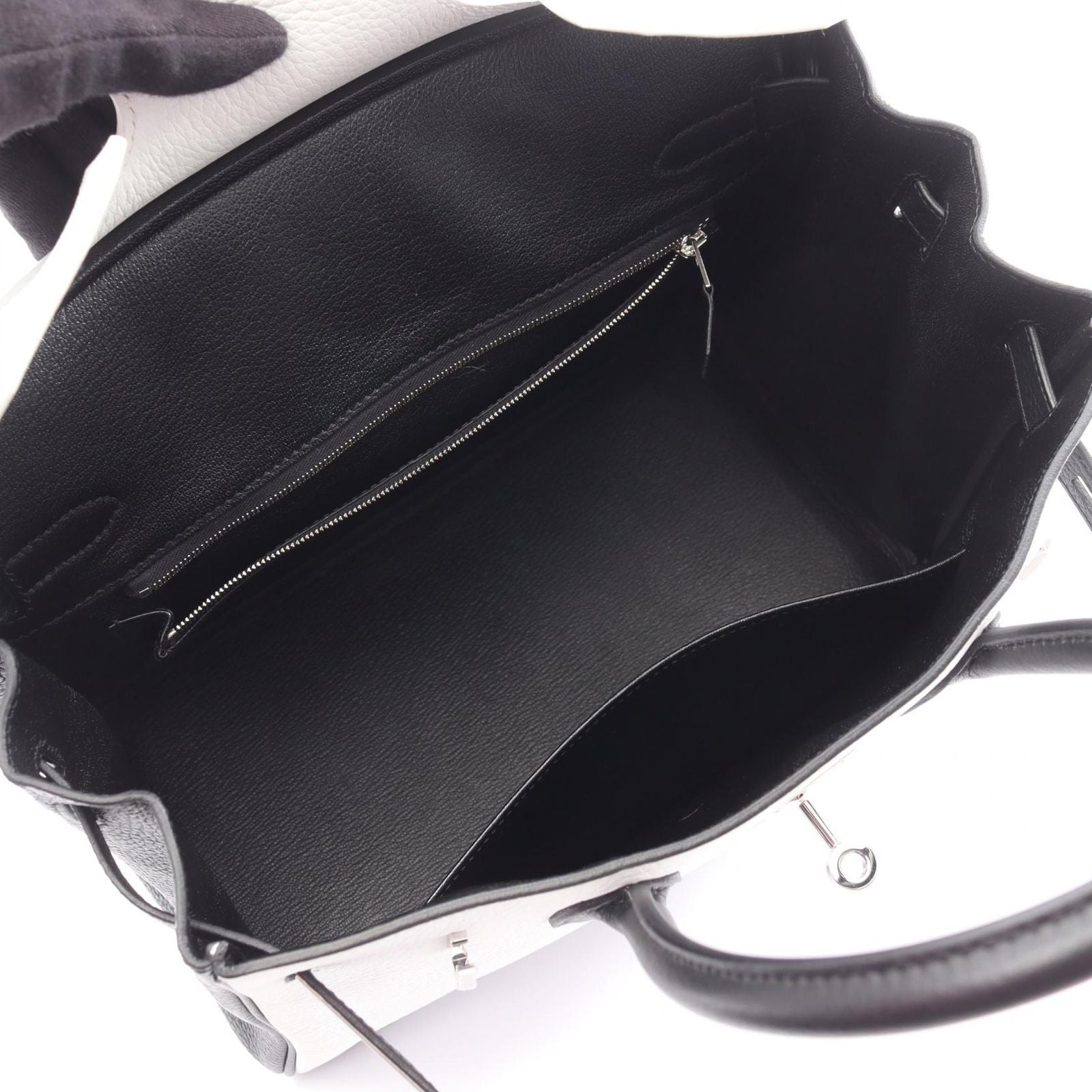 Hermes Handbag Birkin 30 White/black Other Birkin 30 White/black Ladies a