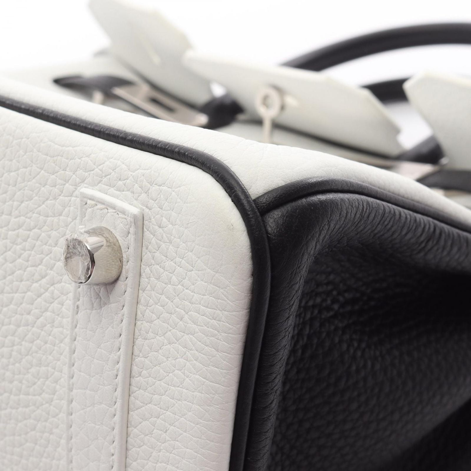 Hermes Handbag Birkin 30 White/black Other Birkin 30 White/black Ladies a