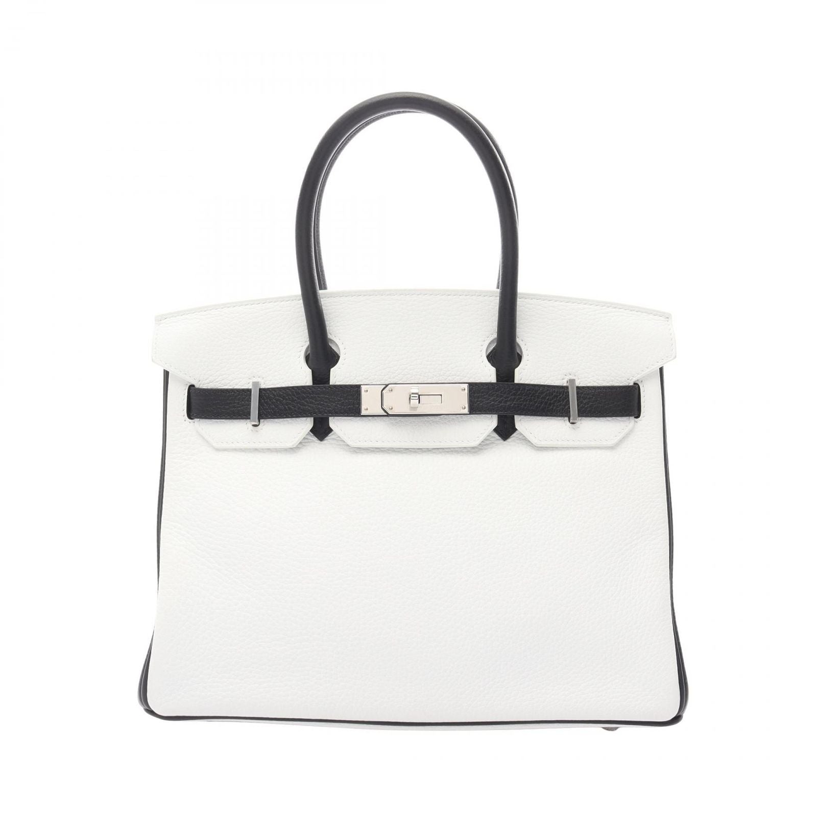 Hermes Handbag Birkin 30 White/black Other Birkin 30 White/black Ladies a