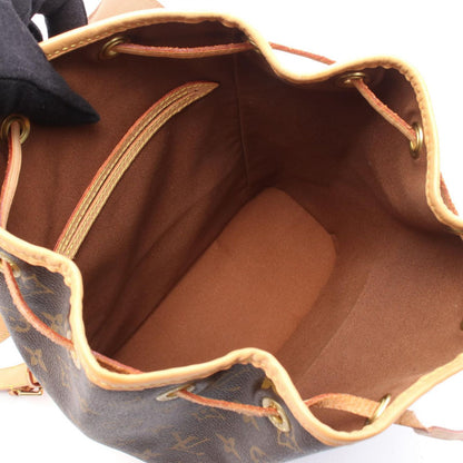 Louis Vuitton Rucksack Backpack Monsouris MM Monogram M51136 PVC Coated Canvas