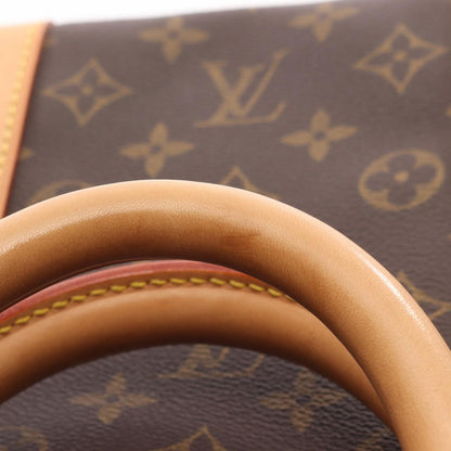 Louis Vuitton Boston Bag Keepall 55 Monogram M41424 PVC Coated Canvas Leather