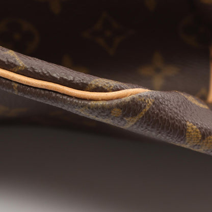 Louis Vuitton Boston Bag Keepall 55 Monogram M41424 PVC Coated Canvas Leather