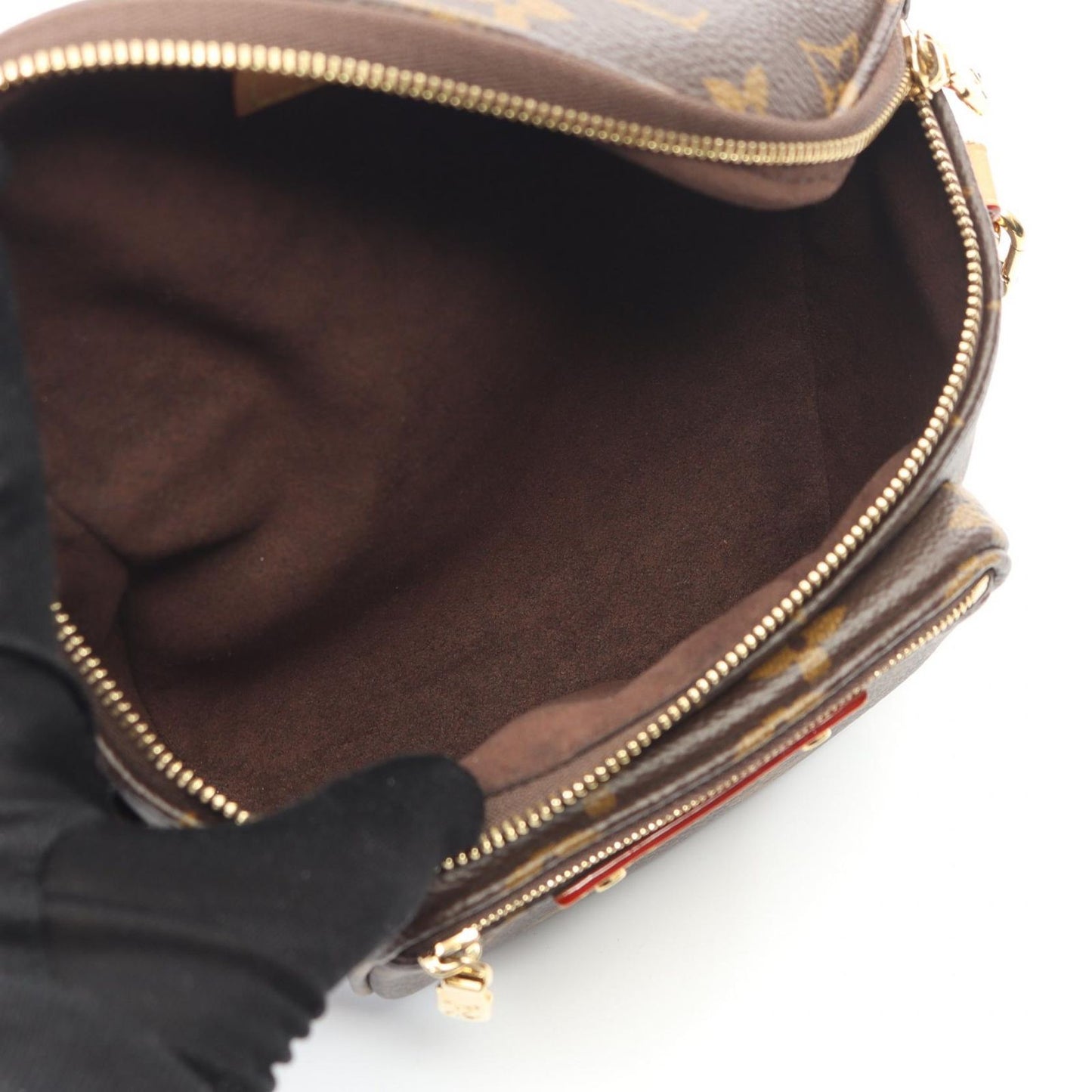 Louis Vuitton Handbag Mini Bum Bag Monogram M82335 PVC Coated Canvas Leather