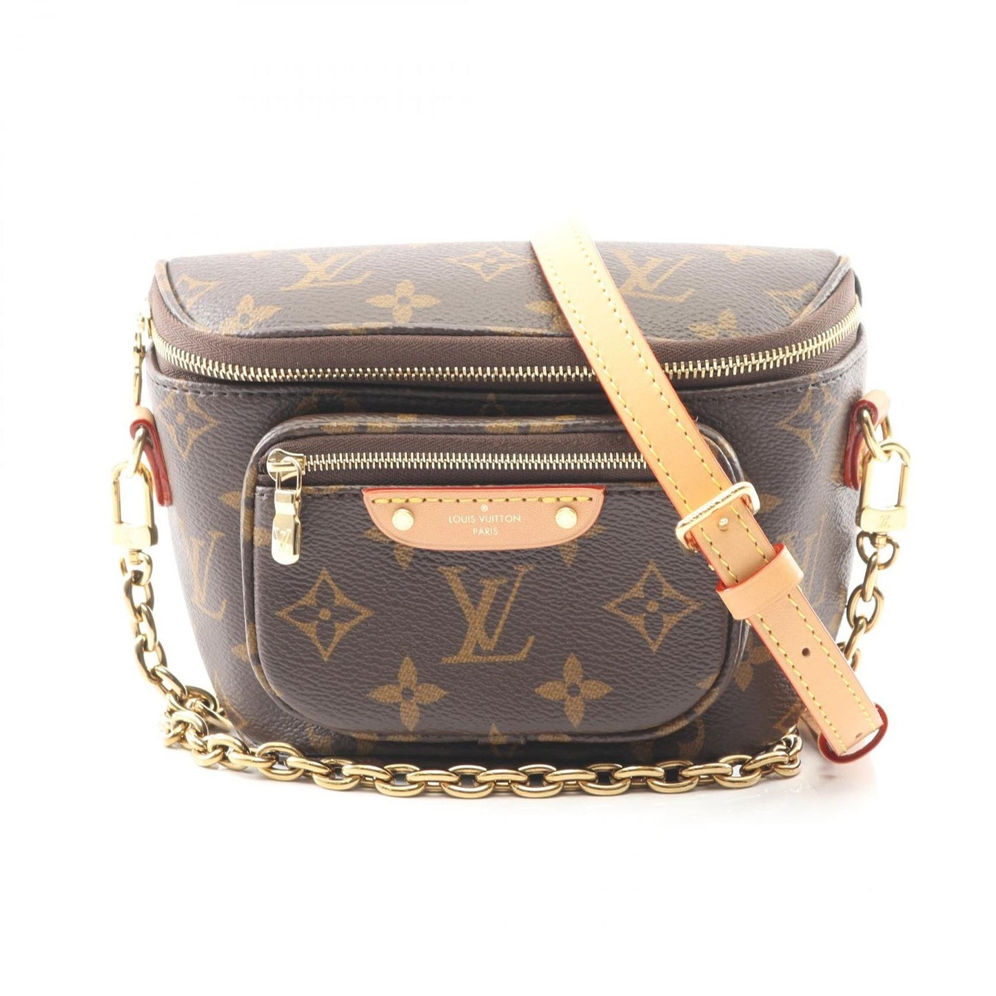 Louis Vuitton Handbag Mini Bum Bag Monogram M82335 PVC Coated Canvas Leather