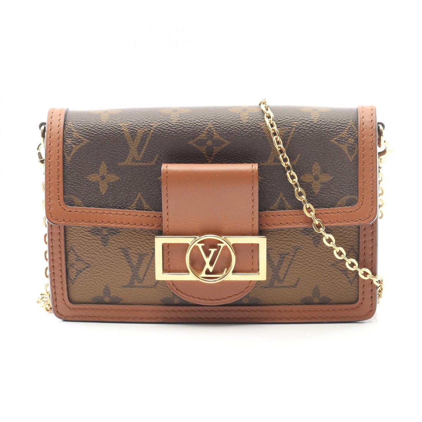 Louis Vuitton Shoulder Bag Portefeuille Dauphine Monogram Reverse M68746 PVC