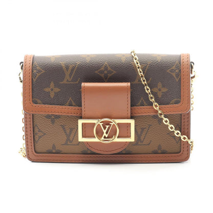 Louis Vuitton Shoulder Bag Portefeuille Dauphine Monogram Reverse M68746 PVC