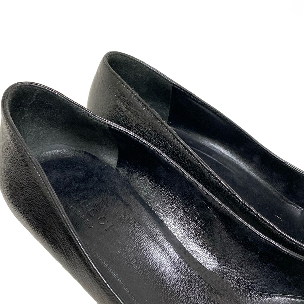 Gucci Pumps 371/2c Women's - Black Outsole Reupholstered Leather
