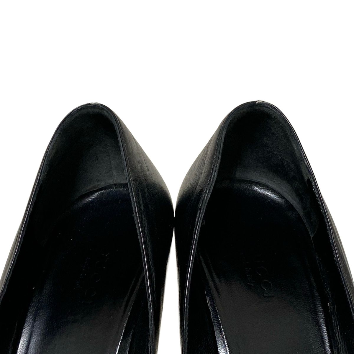 Gucci Pumps 37 C Women's - Black Outsole Reupholstered Leather