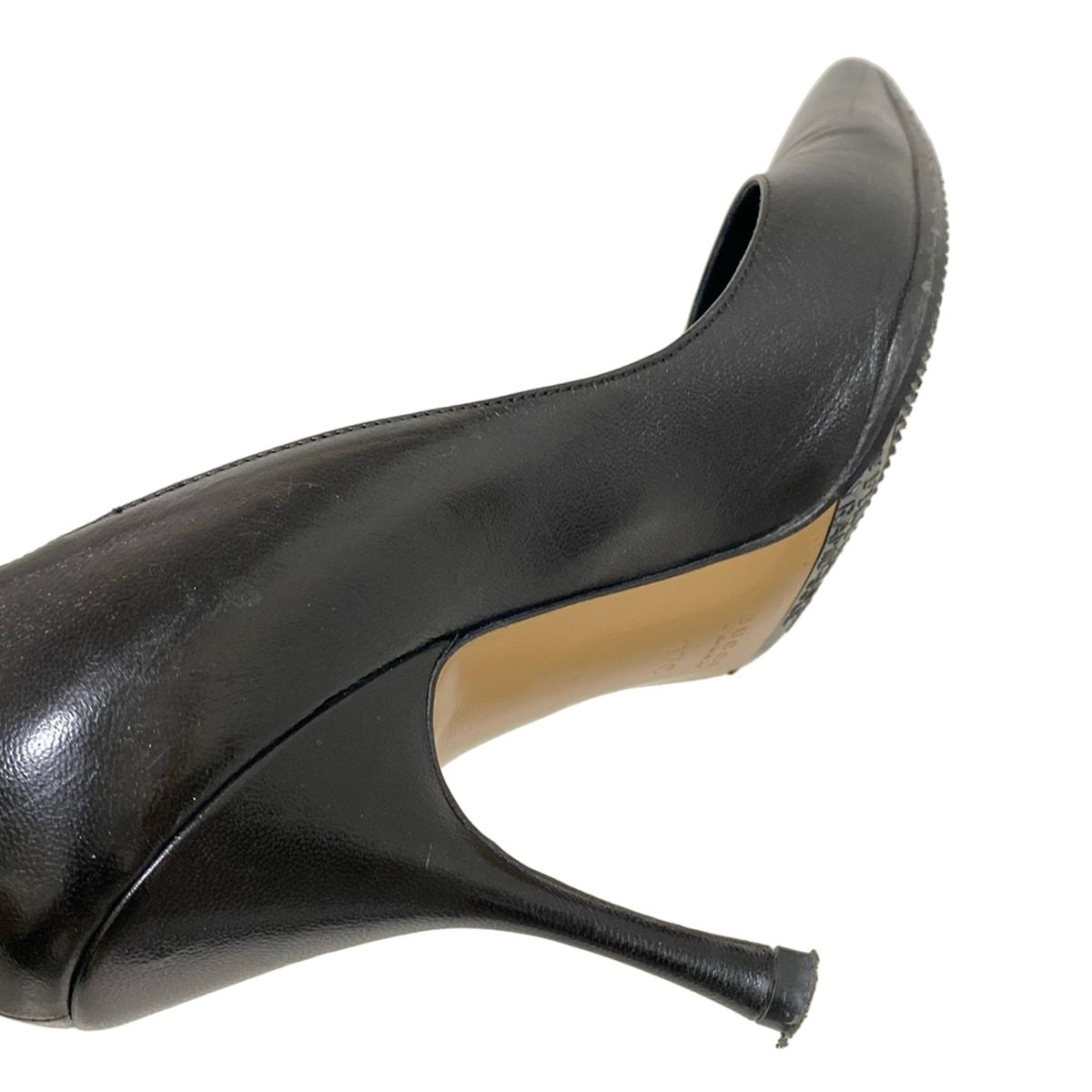 Gucci Pumps 37 C Women's - Black Outsole Reupholstered Leather