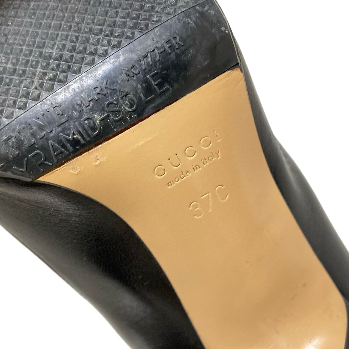 Gucci Pumps 37 C Women's - Black Outsole Reupholstered Leather