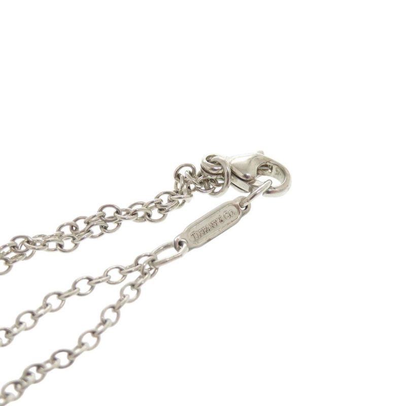 Tiffany & Co Man in the Moon Double Chain Silver 925 Necklace 1812 Tiffany & Co