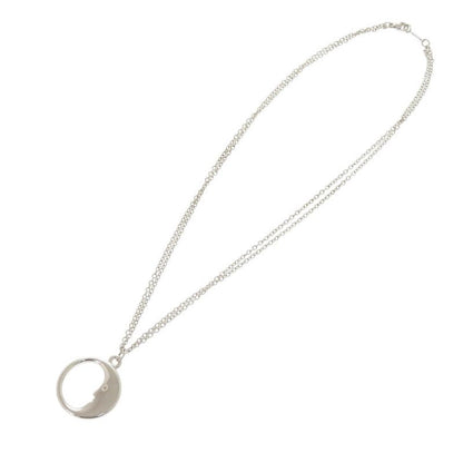 Tiffany & Co Man in the Moon Double Chain Silver 925 Necklace 1812 Tiffany & Co