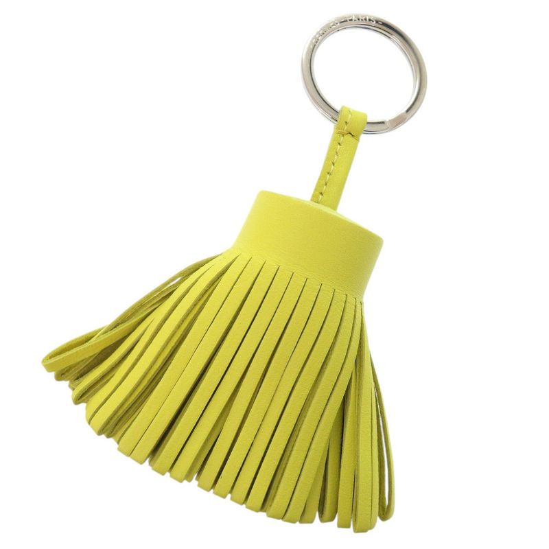 Hermes Bag Charm Fringe Carmen Agnomiro Lime Key Holder 1698 Hermes