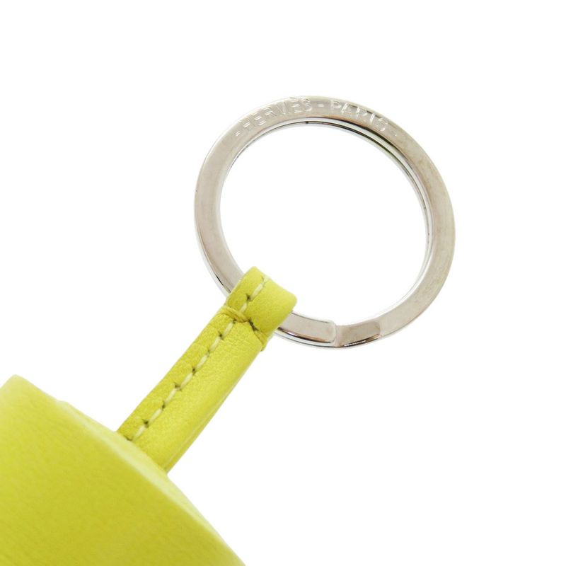 Hermes Bag Charm Fringe Carmen Agnomiro Lime Key Holder 1698 Hermes