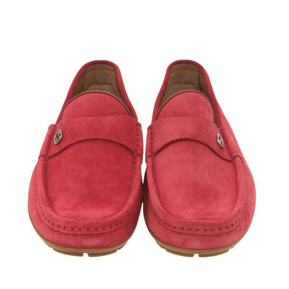Gucci Driving Shoes Interlocking G 5386587 Suede Red Shoes Red 2025 Gucci