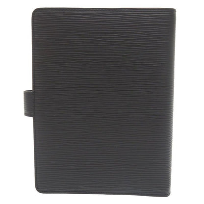 Solid None Similar Louis Vuitton Agenda MM Epi R20042 Noir Black Notebook Cabas