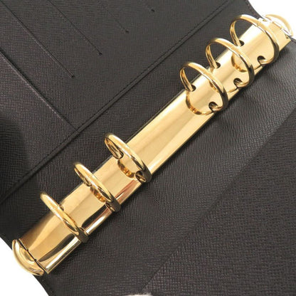 Solid None Similar Louis Vuitton Agenda MM Epi R20042 Noir Black Notebook Cabas