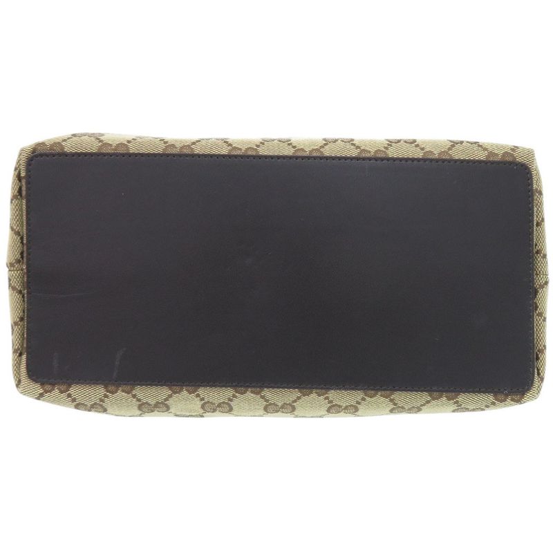 Gucci 002 1098 GG Canvas Beige Tote Bag 0707 Gucci