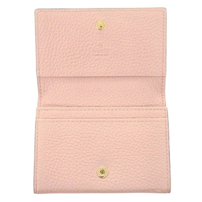 Gucci Horsebit 745983 Leather Pink Card Case Business Card Holder 0069 Gucci