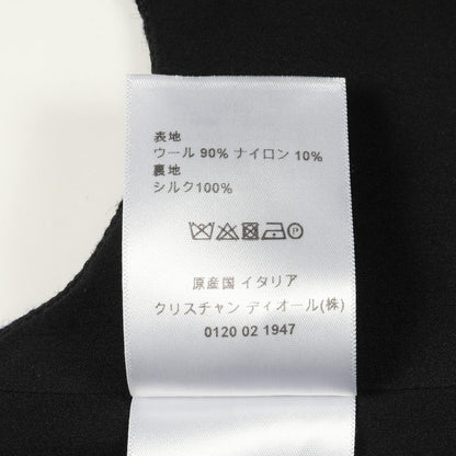 Dior Dress 7h21605a1152 Navy Wool Dress Women'S a