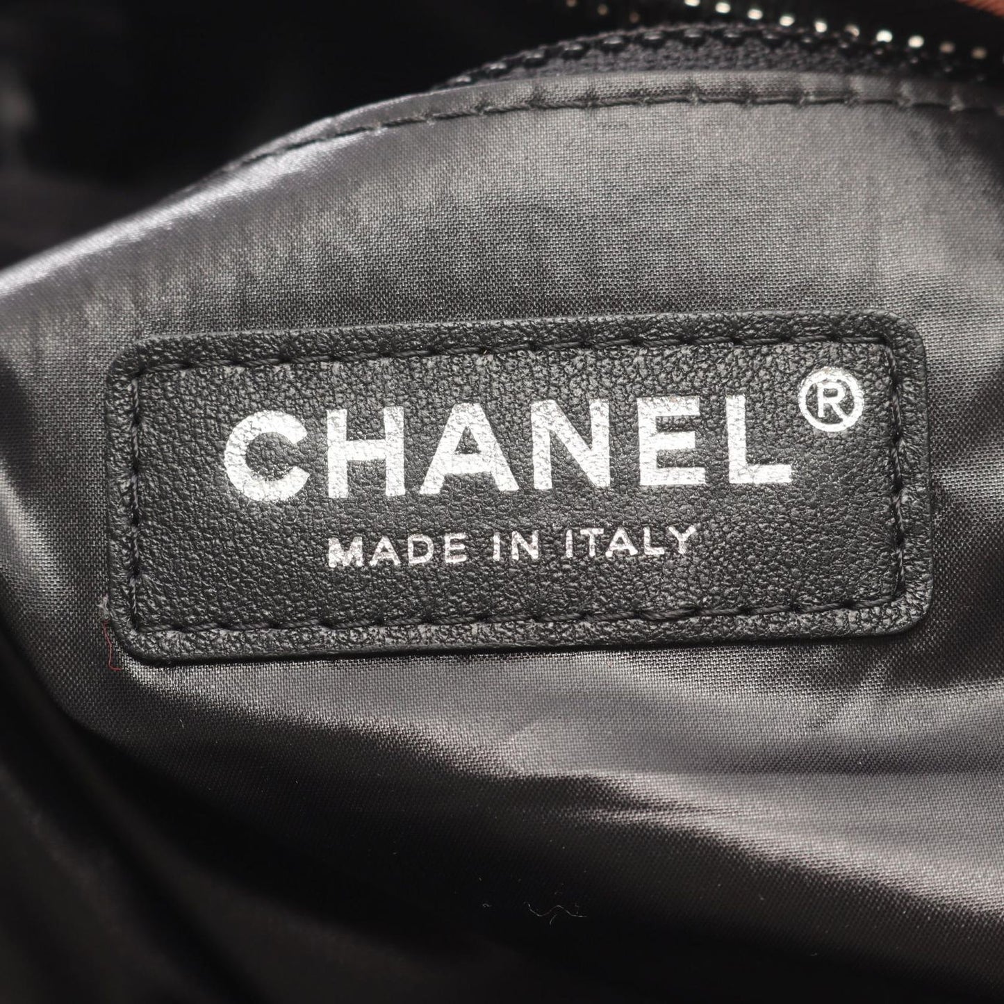 Chanel Rucksack Backpack Matelasse Neon Off-White/black Canvas Coco Mark Logo