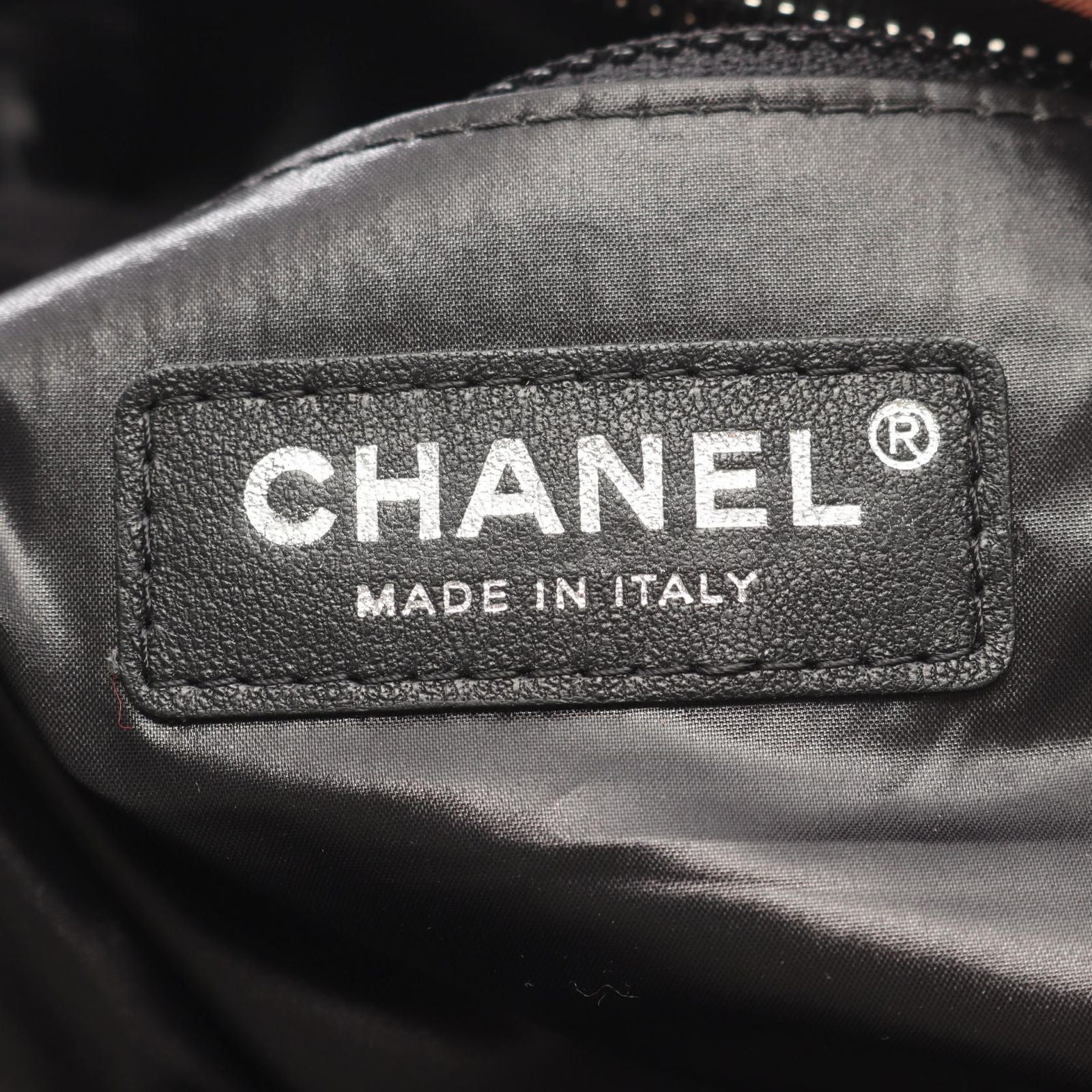 Chanel Rucksack Backpack Matelasse Neon Off-White/black Canvas Coco Mark Logo