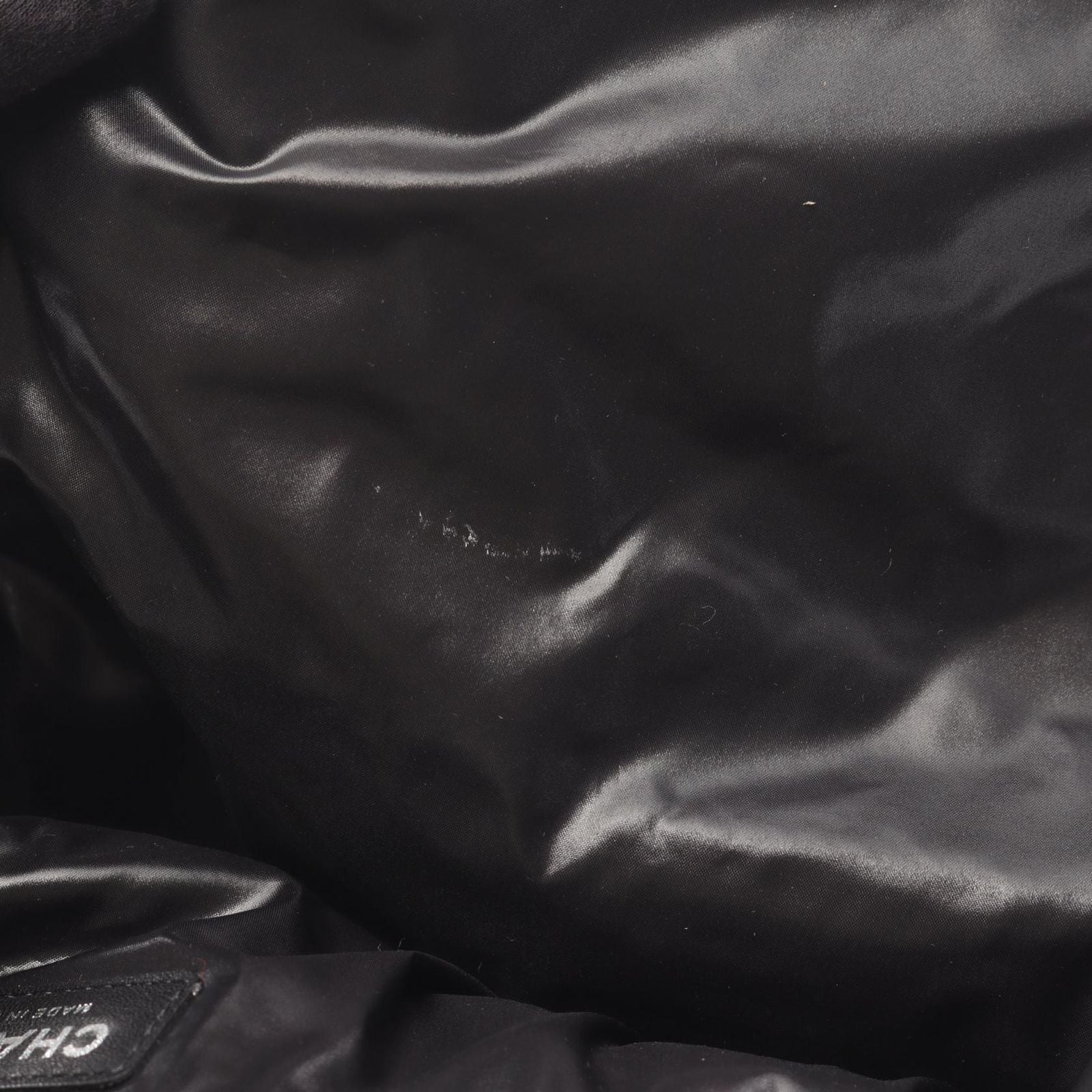 Chanel Rucksack Backpack Matelasse Neon Off-White/black Canvas Coco Mark Logo